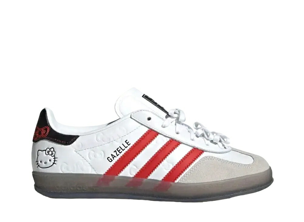 【今だけ500円割引クーポンあり!!】adidas ハローキティ × アディダスオリジナルス ウィメンズ ガゼル インドア フットウェアホワイト/レッド/コアブラック アディダス II0013 ウィメンズ レディース スニーカー ランニングシューズ 21SN-II0013|セレクトショップFrenz