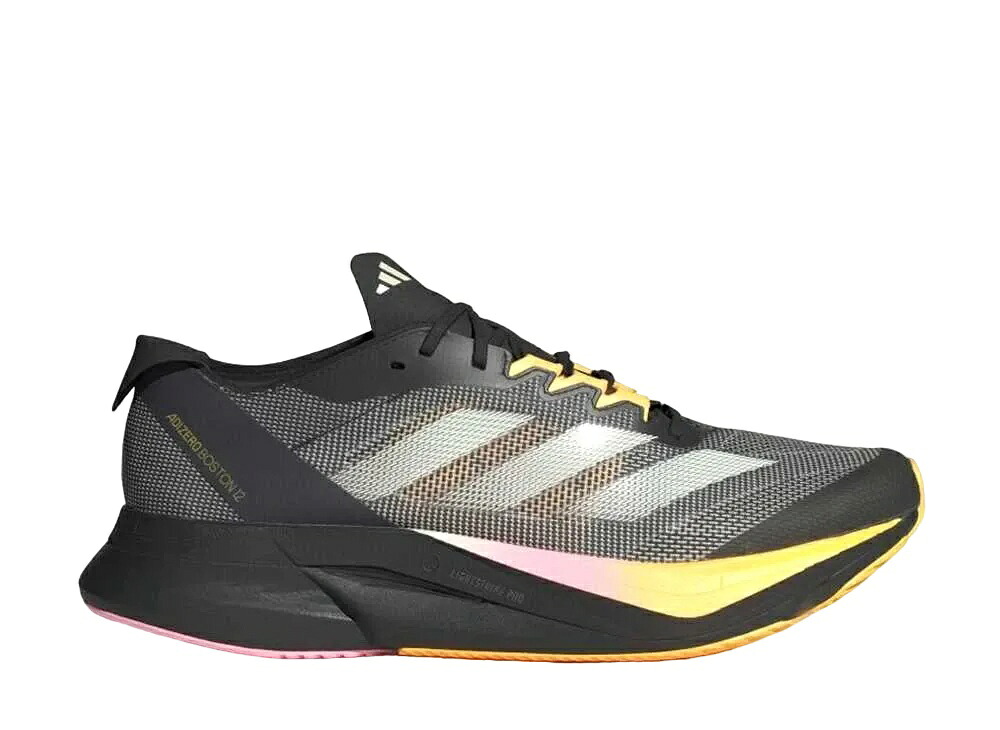 【百貨店大売り出し】1000円クーポン券振り出し！adidas アディダス アディゼロ 豆の町 12 M 中核グループ黒いこと/絶無メタリック/ぴかぴか光る アディダス IF9212 メンズ スニーカー 駈けっくらシューズ 21SN-IF9212