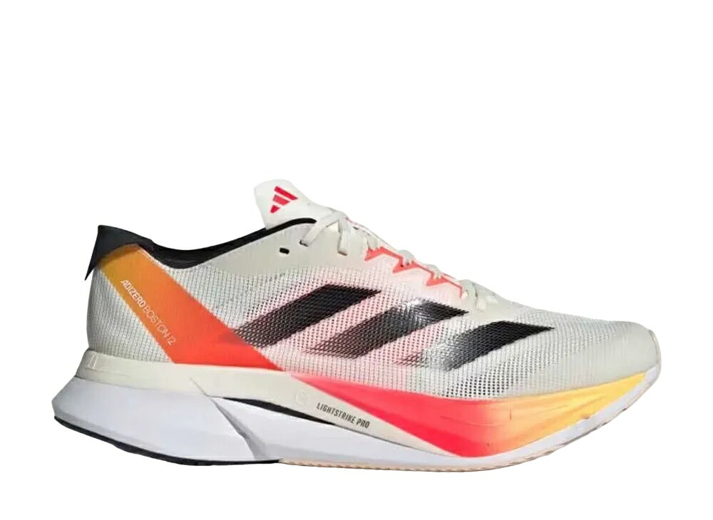 【今だけ500円割引クーポンあり!!】adidas アディダス アディゼロ ボストン 12 ランニング アイボリー/コアブラック/ソーラーレッド アディダス IG3320 メンズ スニーカー ランニングシューズ 21SN-IG3320｜セレクトショップFrenz