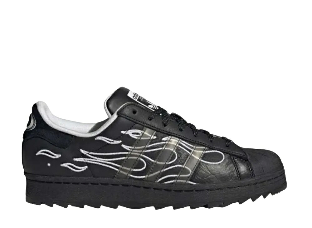 【今だけ500円割引クーポンあり!!】adidas ノー・スリープ・レイヴ・クラブ &times; アディダス スーパースター リップル コアブラック/フットウェアホワイト アディダス ID2176 メンズ スニーカー ランニングシューズ 21SN-ID2176｜セレクトショップFrenz