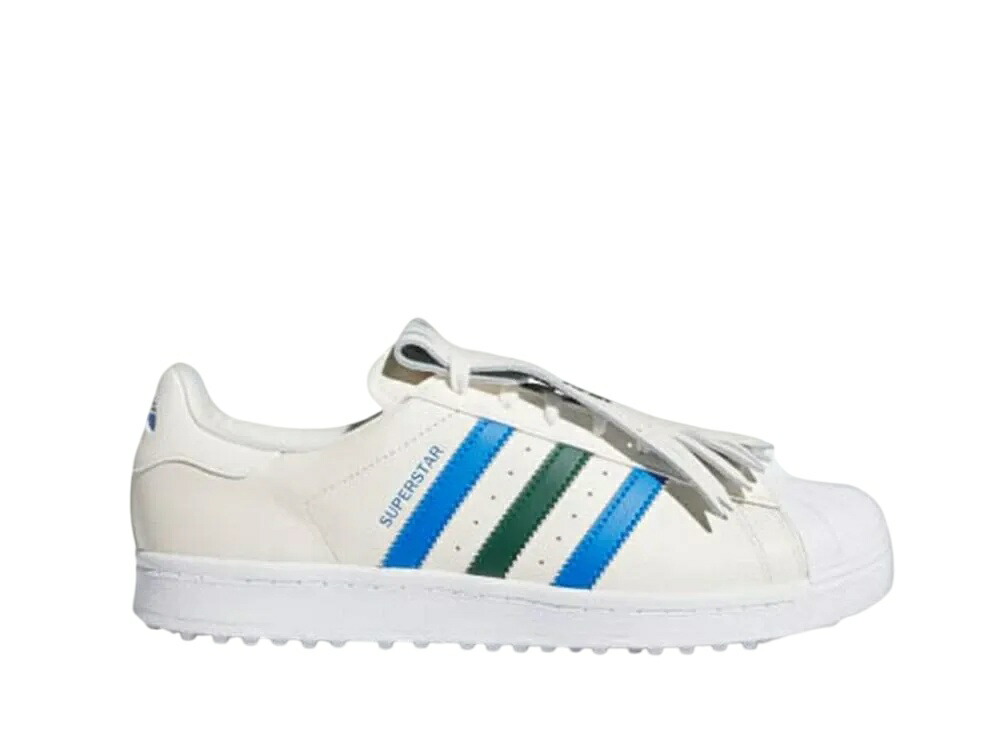 【今だけ500円割引クーポンあり!!】adidas アディダス ローリング リンクス スーパースター ゴルフ スパイクレス チョークホワイト/カレッジグリーン/ブルーバード アディダス IH2500 メンズ スニーカー ランニングシューズ 21SN-IH2500｜セレクトショップFrenz 15,392円