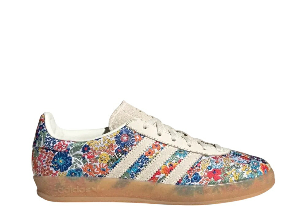 【百貨店大売り出し】1000円クーポン券振り出し！adidas リバティ 英国の首都 × アディダスオリジナルス ウィメンズ ガゼル インドア フローラル 刺しゅう アディダス JP5309 ウィメンズ レディース スニーカー 駈けっくらシューズ 21SN-JP5309