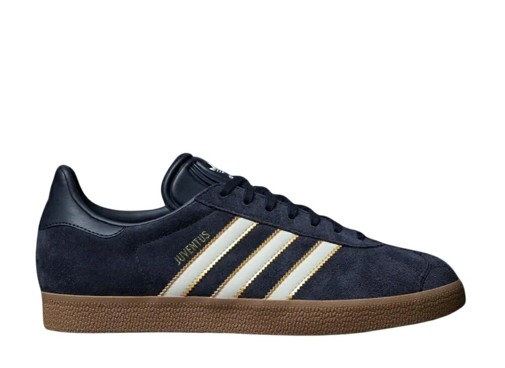 【今だけ500円割引クーポンあり!!】adidas ユベントス × アディダスオリジナルス ガゼル テラスアイコン レジェンドインク/オフホワイト/ダークフットボールゴールド アディダス JS3044 メンズ スニーカー ランニングシューズ 21SN-JS3044