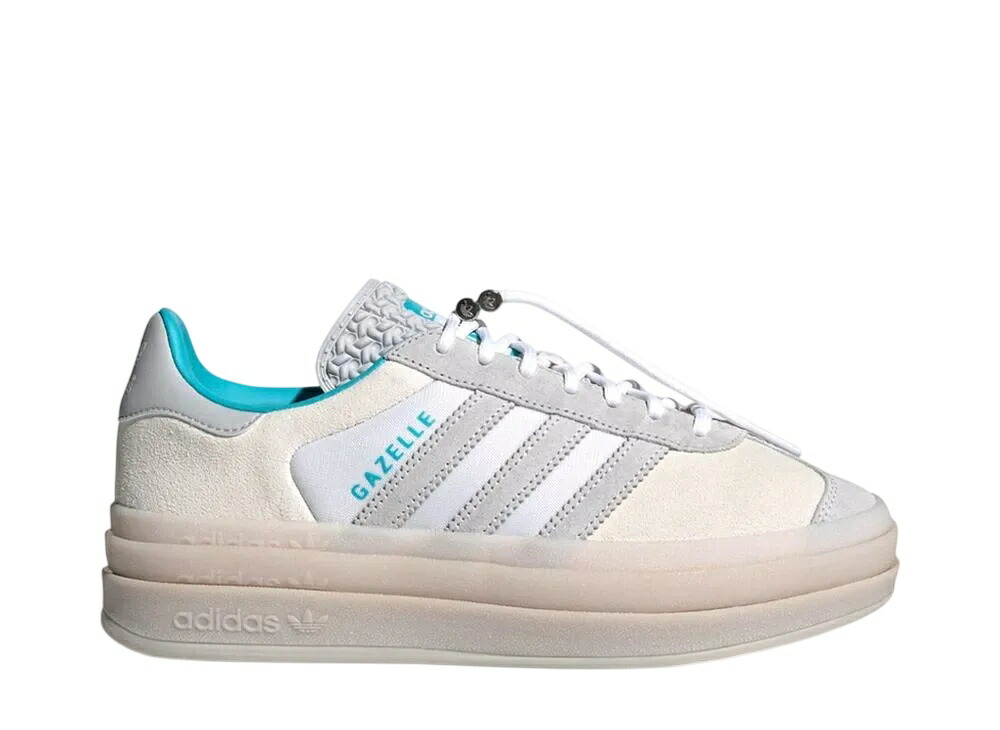 【百貨店大売り出し】1000円引き換え証書き著す！adidas オーディナリーピープル × アディダスオリジナルス ウィメンズ ガゼル 塗板 クラウドホワイト/点火装置青碧/ライトソリッドグレー アディダス IH9992 ウィメンズ レディース スニーカー 駈けっくらシューズ 21SN-IH9992