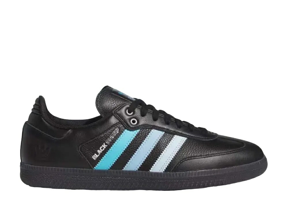 【今だけ500円割引クーポンあり!!】adidas シャーロットFC × ブラックシープスケートショップ × アディダスオリジナルス サンバ ADV コアブラック/フットウェアホワイト/アイスブルー アディダス JH9594 メンズ スニーカー ランニングシューズ 21SN-JH9594 26,475円