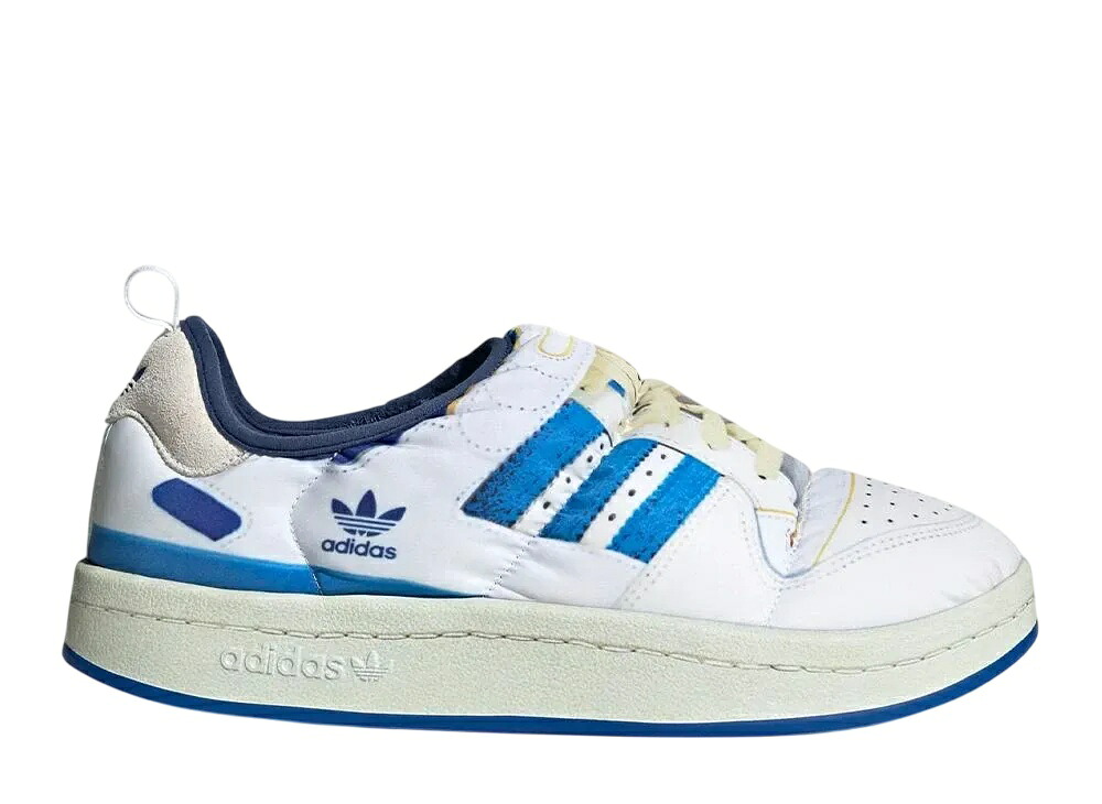 【今だけ500円割り引き引き換え証あり!!】adidas アディダス オリジナルス パフィレッタ フットウェアホワイト/野球クラブロイヤル青色 アディダス HP6698 メンズ スニーカー 駈けっくらシューズ 21SN-HP6698