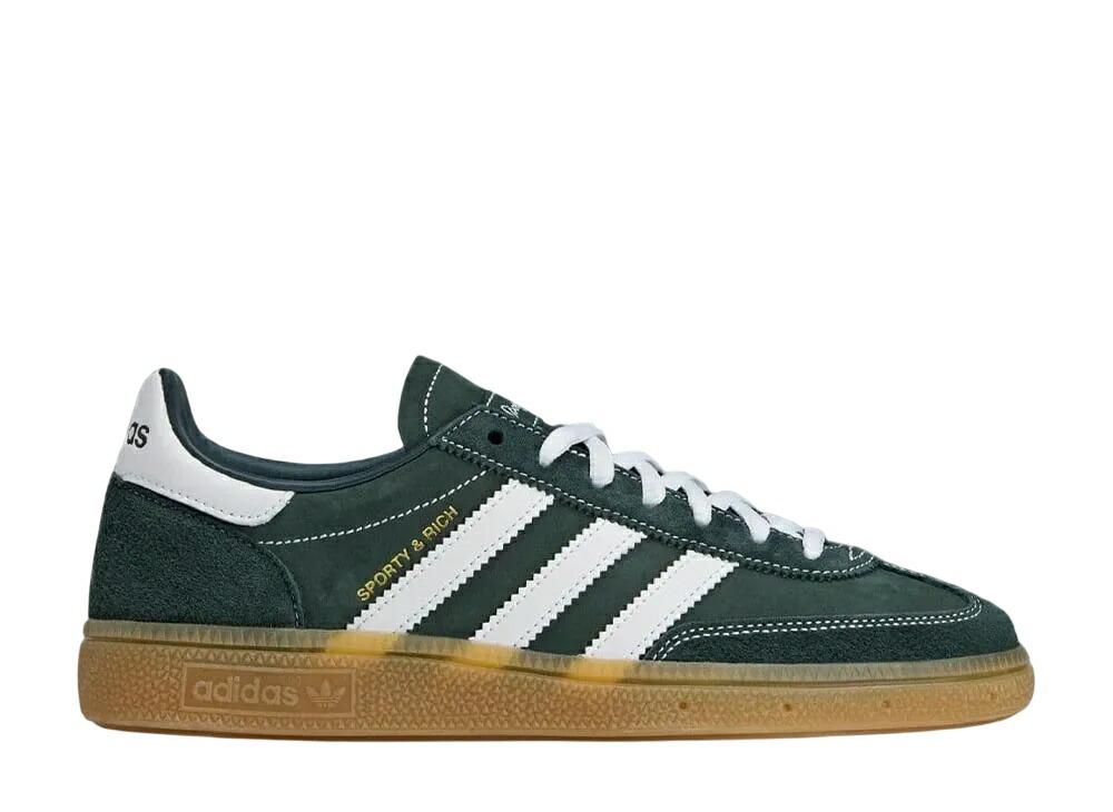 【百貨店大売り出し】1000円クーポン券振り出し！adidas スポーティアンドリッチ × アディダスオリジナルス ハンドボール スペツィアル うす暗い緑であること アディダス JP7067 メンズ スニーカー 駈けっくらシューズ 21SN-JP7067