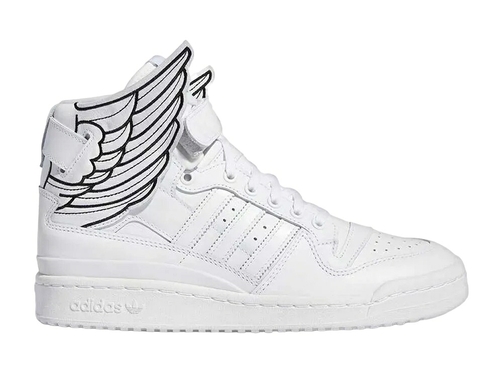 【今だけ500円割引クーポンあり!!】adidas ジェレミー・スコット &times; アディダス フォーラム ハイ ウィングズ4.0 フットウェアホワイト/コアブラック アディダス GX9445 メンズ スニーカー ランニングシューズ 21SN-GX9445｜セレクトショップFrenz