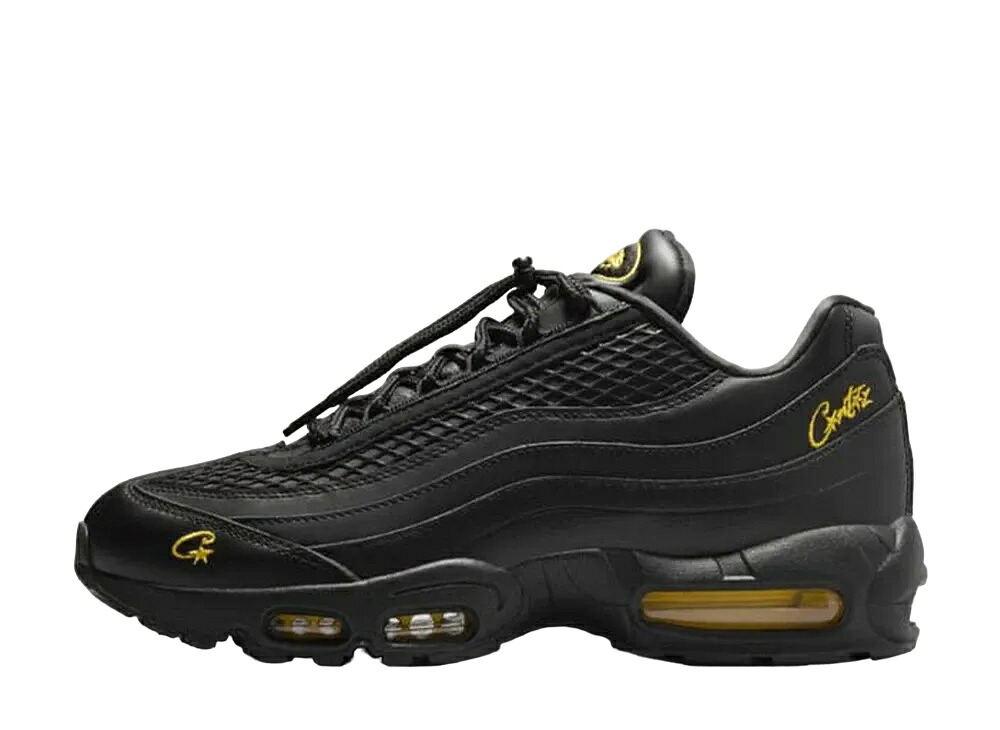 【今だけ500円割り引き引き換え証あり!!】Nike コーテイズ × ナイキ 大気圏マックス95 黒いこと アンド 周遊旅行黄色 ナイキ FB2709-003 メンズ スニーカー 駈けっくらシューズ 21SN-FB2709-003