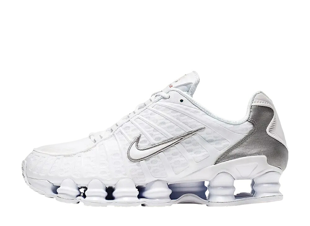 【今だけ500円割引クーポンあり!!】Nike ナイキ ショックス TL ホワイト/メタリックシルバー/マックスオレンジ/ホワイト ナイキ AV3595-100 メンズ スニーカー ランニングシューズ 21SN-AV3595-100|セレクトショップFrenz