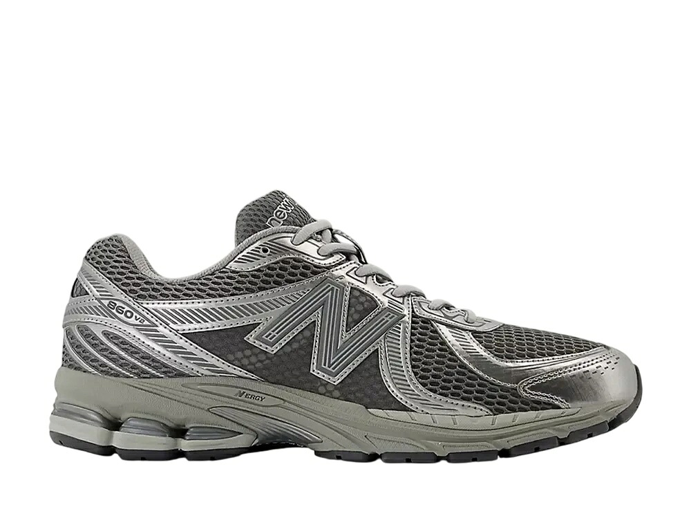【今だけ500円割り引き引き換え証あり!!】New Balance ニュー平衡にする 860V2 ハーバーグレー/シルバーメタリック/混凝土 ニュー平衡にする ML860SM2 メンズ スニーカー 駈けっくらシューズ 21SN-ML860SM2