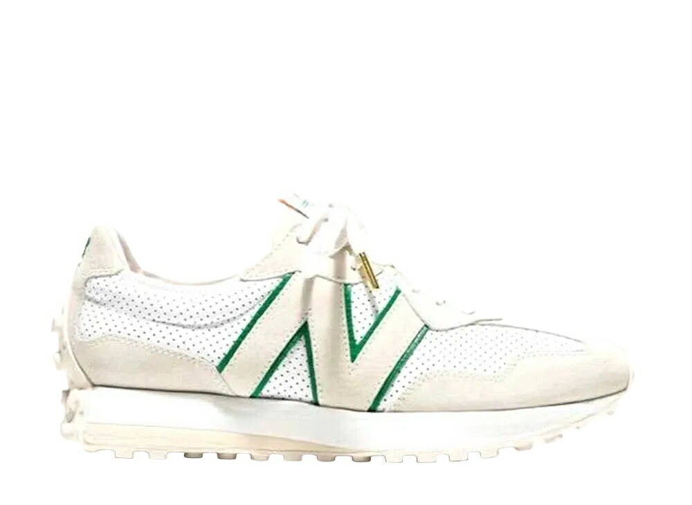 【今だけ500円割り引き引き換え証あり!!】New Balance カサブランカ × ニュー平衡にする 327 象牙色/緑であること ニュー平衡にする MS327CBA メンズ スニーカー 駈けっくらシューズ 21SN-MS327CBA