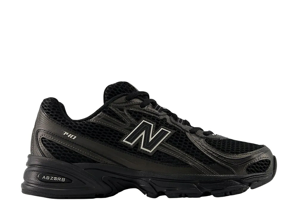 【百貨店大売り出し】1000円引き換え証ふり出し！New Balance ニュー平衡にする 740 黒いこと/ビスク/ブラックメタリック ニュー平衡にする U740BR2 メンズ スニーカー 駈けっくらシューズ 21SN-U740BR2