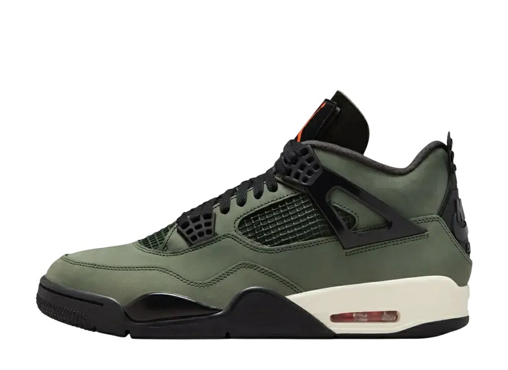 【今だけ500円割り引き引き換え証あり!!】Nike アンディフィーテッド × ナイキ エアジョーダン4 レトロ ディープグリーン (2025) ナイキ IB1519-200 メンズ スニーカー 駈けっくらシューズ 21SN-IB1519-200
