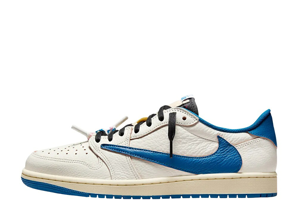【今だけ500円割引クーポンあり!!】Nike トラヴィススコット × フラグメントデザイン × ナイキ エアジョーダン1 ロー OG セイル/ミリタリーブルー ナイキ DM7866-104 メンズ スニーカー ランニングシューズ 21SN-DM7866-104|セレクトショップFrenz