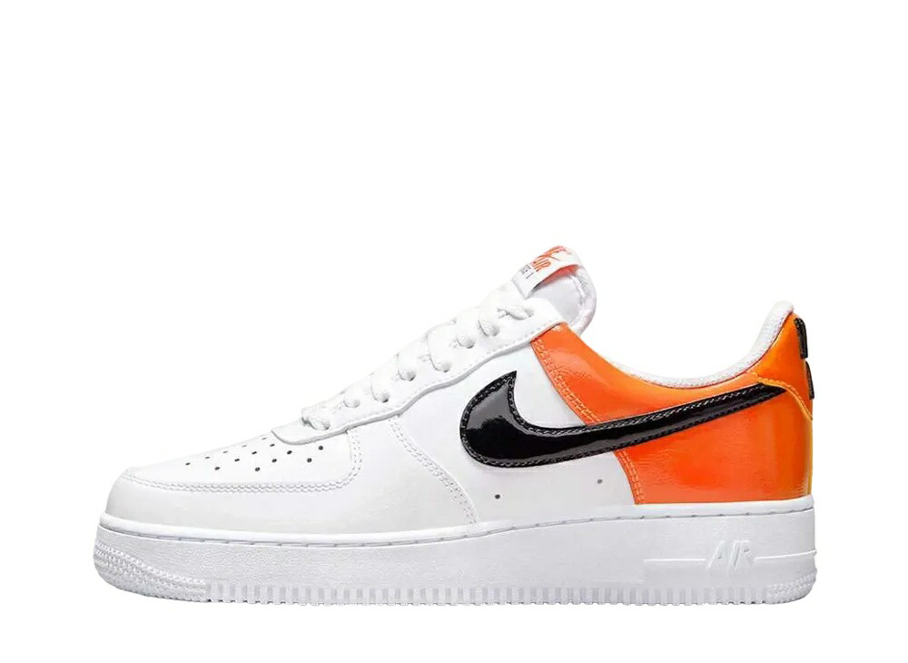 【今だけ500円割引クーポンあり!!】Nike ナイキ ウィメンズ エアフォース1 ロー '07 ESS オレンジパテント/ホワイト ナイキ DJ9942-103 ウィメンズ レディース スニーカー ランニングシューズ 21SN-DJ9942-103