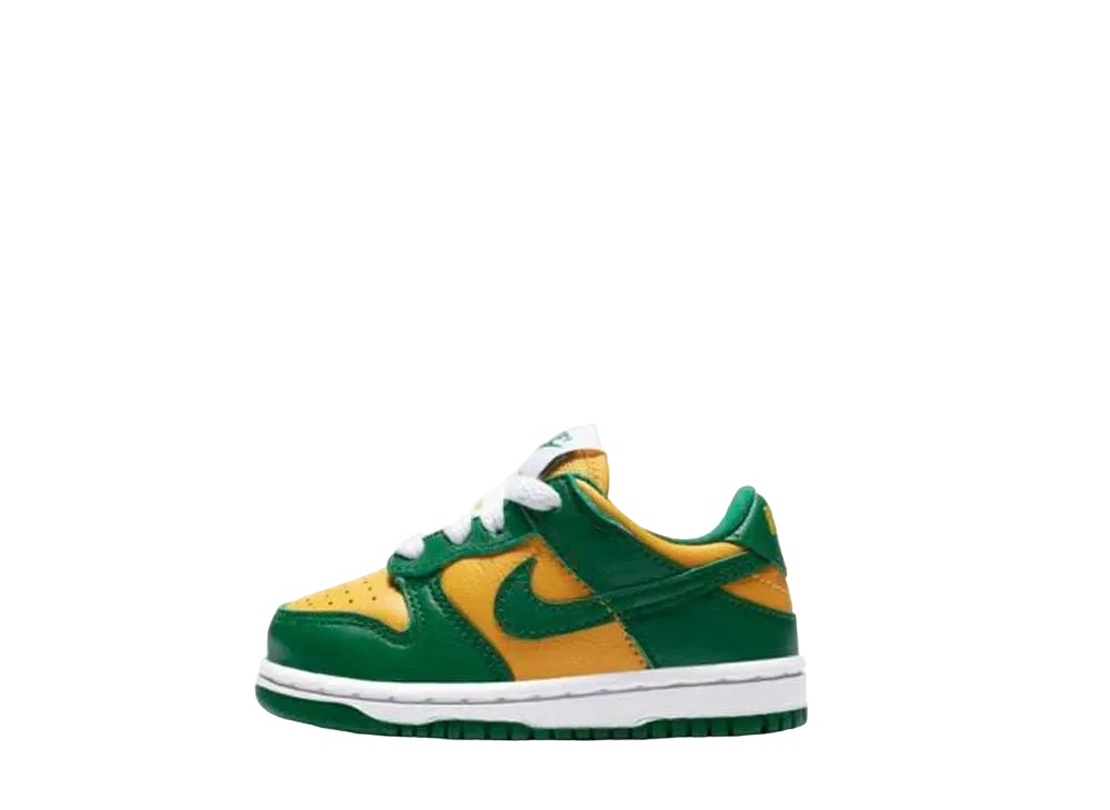 ＼1000円OFFクーポン発行／Nike ナイキ TD ダンク ロー SP ブラジル(キッズ) ナイキ CW7375-700 メンズ スニーカー ランニングシューズ 21SN-CW7375-700