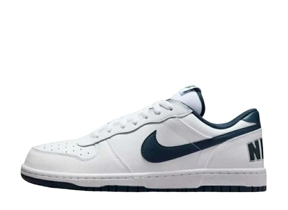【今だけ500円割引クーポンあり!!】Nike ナイキ ビッグナイキ ロー ホワイト/ミッドナイトネイビー ナイキ 355152-140 メンズ スニーカー ランニングシューズ 21SN-355152-140|セレクトショップFrenz