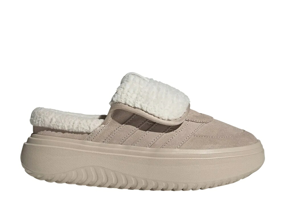 【今だけ500円銀行割引クーポン券あり!!】adidas アディダス ウィメンズ 地びた厚地の外套 ミュール ワンダーベージュ/象牙色/ワンダーベージュ アディダス JS4997 ウィメンズ レディース スニーカー 駈けっくらシューズ 21SN-JS4997
