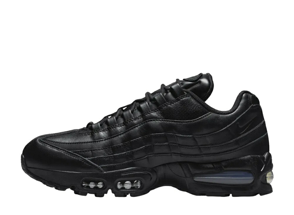 【百貨店大売り出し】1000円クーポン券振り出し！Nike ナイキ エア湖マックス95 なめし革 ビッグ砂上の楼閣 QS トリプル黒いこと ナイキ IM0696-001 メンズ スニーカー 駈けっくらシューズ 21SN-IM0696-001