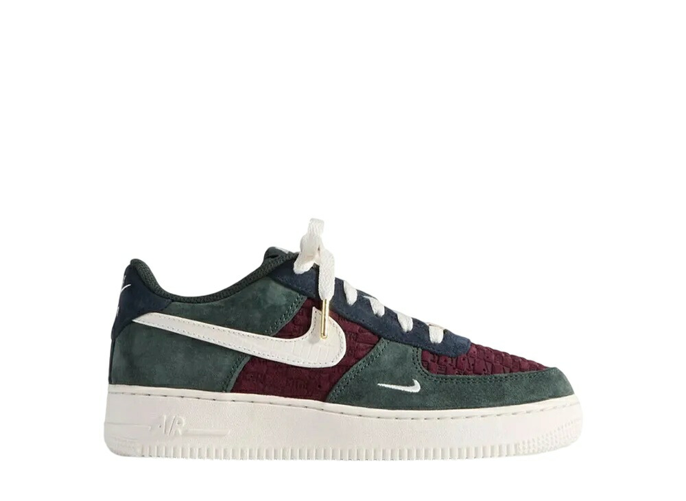 【今だけ500円割引クーポンあり!!】発行中!!Nike キス × ナイキ GS エアフォース1 ロー ナイトマルーン (キッズ) ナイキ IM6037-600 大人も履ける キッズモデル ウィメンズ レディース スニーカー ランニングシューズ キッズスニーカー ベビーシューズ 21SN-IM6037-600