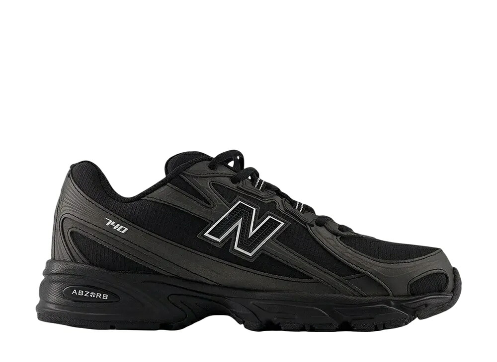 【今だけ500円割り引き引き換え証あり!!】New Balance ニュー平衡にする 740 黒いこと/シルバーメタリック ニュー平衡にする U740BS2 メンズ スニーカー 駈けっくらシューズ 21SN-U740BS2