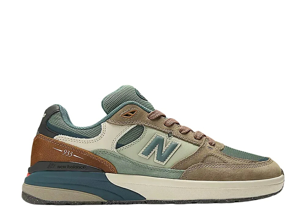 【百貨店大売り出し】1000円クーポン券振り出し！New Balance ニュー平衡にする ヌメリック アンドリュー・レイノルズ 933 茸/ニュースプルース ニュー平衡にする NM933ORI メンズ スニーカー 駈けっくらシューズ 21SN-NM933ORI