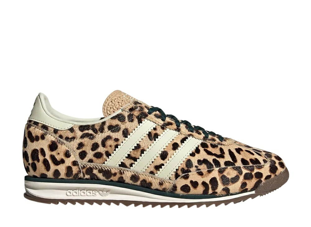 【百貨店大売り出し】1000円クーポン券振り出し！adidas アディダス ウィメンズ SL72 OG レオパード/神通力ベージュ アディダス KI4205 ウィメンズ レディース スニーカー 駈けっくらシューズ 21SN-KI4205