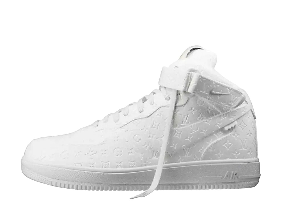 ＼1000円OFFクーポン発行／Nike ルイヴィトン × ナイキ エアフォース1 ミッド バイ ヴァージル・アブロー ホワイト ナイキ 1A9V90 メンズ スニーカー ランニングシューズ 21SN-1A9V90