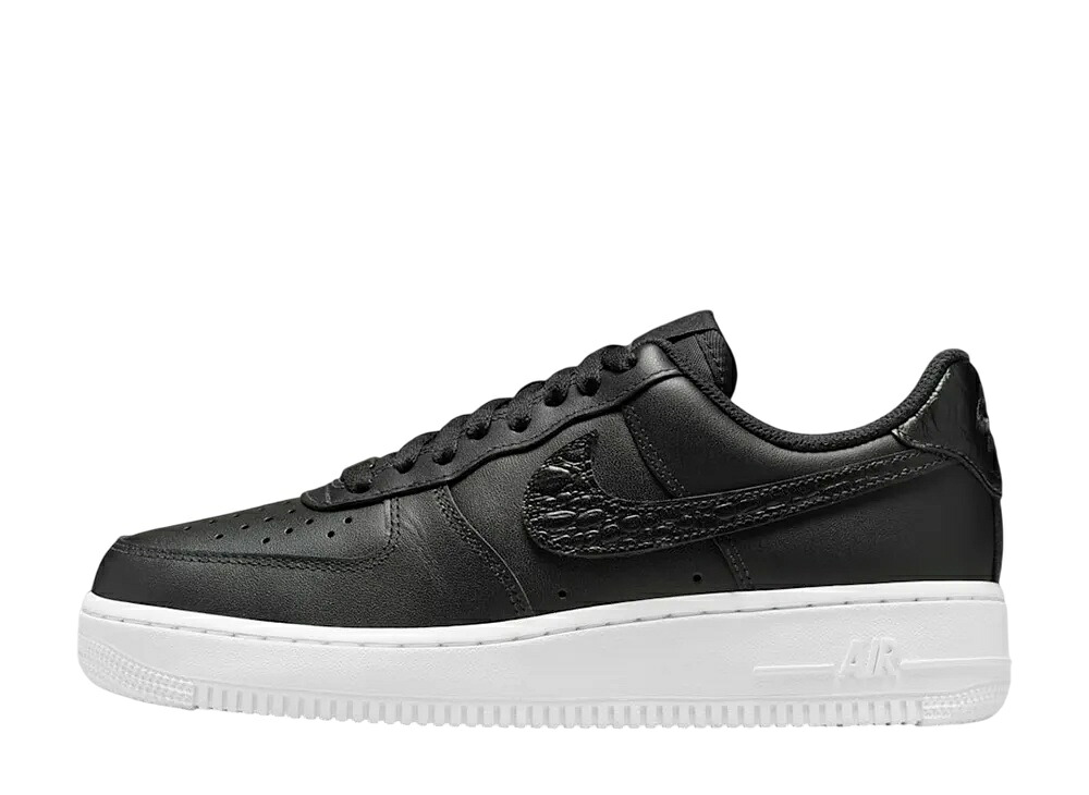 【百貨店大売り出し】1000円引き換え証ふり出し！Nike ナイキ ウィメンズ 空軍1 \u002707 SE ペブルクロコ/黒いこと ナイキ IO4837-001 ウィメンズ レディース スニーカー 駈けっくらシューズ 21SN-IO4837-001