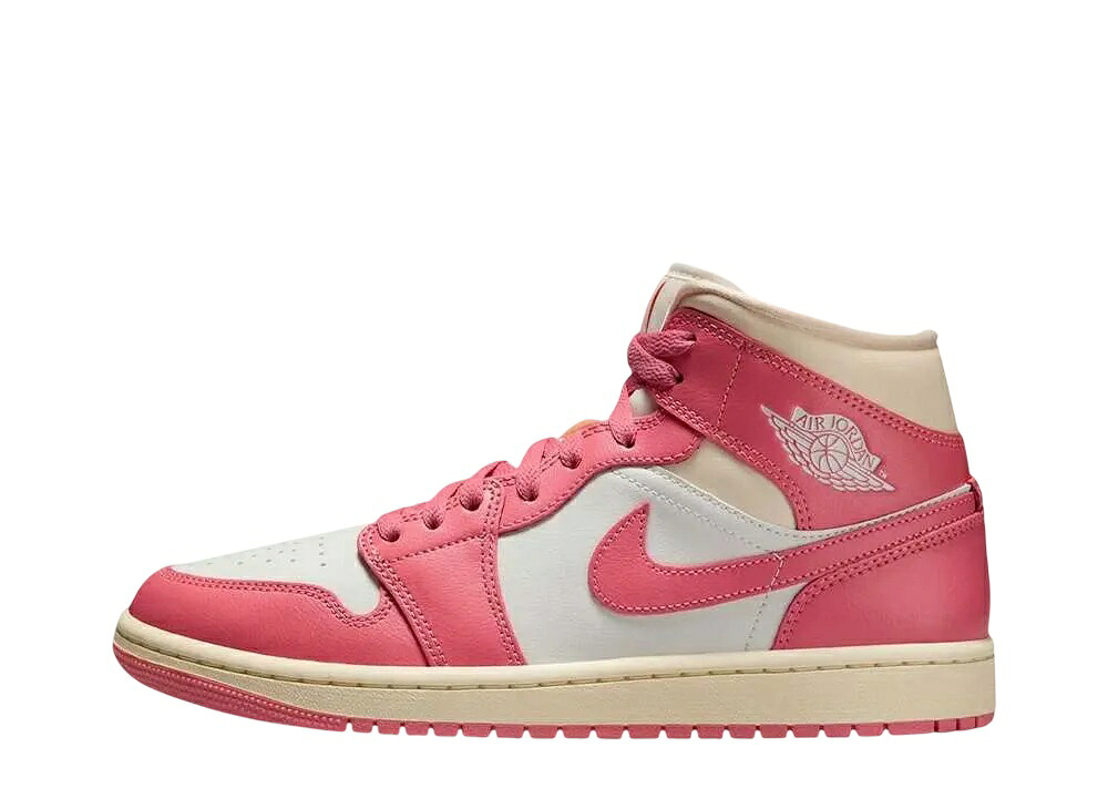 【今だけ500円割り引き引き換え証あり!!】Nike ナイキ ウィメンズ エアジョーダン1 ミッド グアバアイス ナイキ BQ6472-109 ウィメンズ レディース スニーカー 駈けっくらシューズ 21SN-BQ6472-109