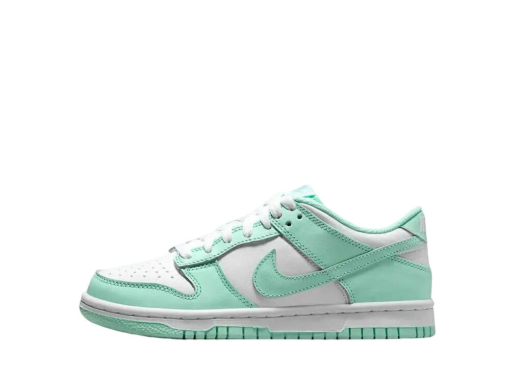 【今だけ500円割引クーポンあり!!】Nike ナイキ GS ダンク ロー ホワイト/ミントフォーム ナイキ FZ3534-100 大人も履ける キッズモデル ウィメンズ レディース スニーカー ランニングシューズ キッズスニーカー ベビーシューズ 21SN-FZ3534-100