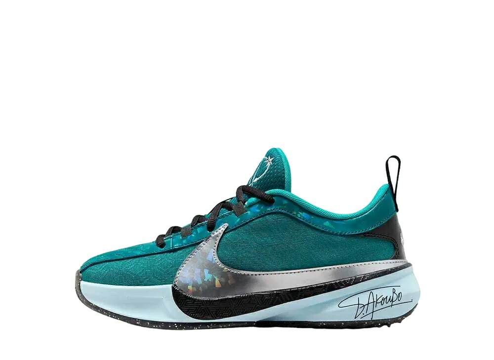 【今だけ500円割引クーポンあり!!】Nike ナイキ GS フリーク5 SE ジオードティール/ブラック/グレイシャーブルー/メタリックシルバー ナイキ FN1356-300 大人も履ける キッズモデル レディース スニーカー キッズスニーカー ベビーシューズ 21SN-FN1356-300
