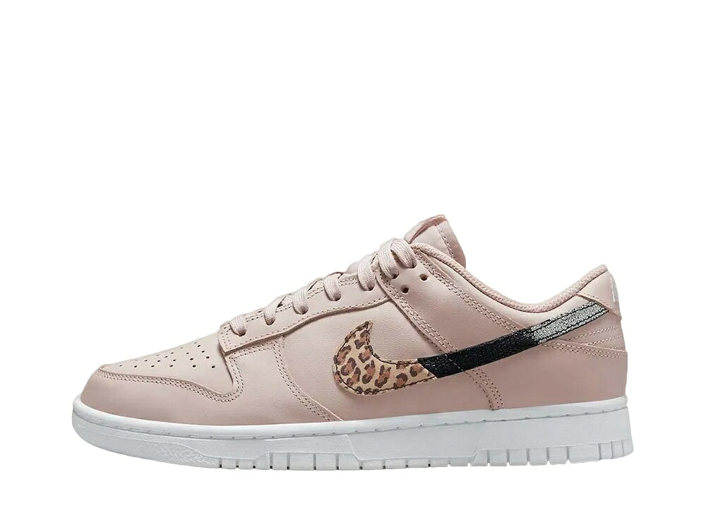 【百貨店大売り出し】1000円引き換え証ふり出し！Nike ナイキ ウィメンズ ダンク 置き目 SE ダスティピンク/アニマルスウッシュ/サファリ ナイキ DD7099-200 ウィメンズ レディース スニーカー 駈けっくらシューズ 21SN-DD7099-200