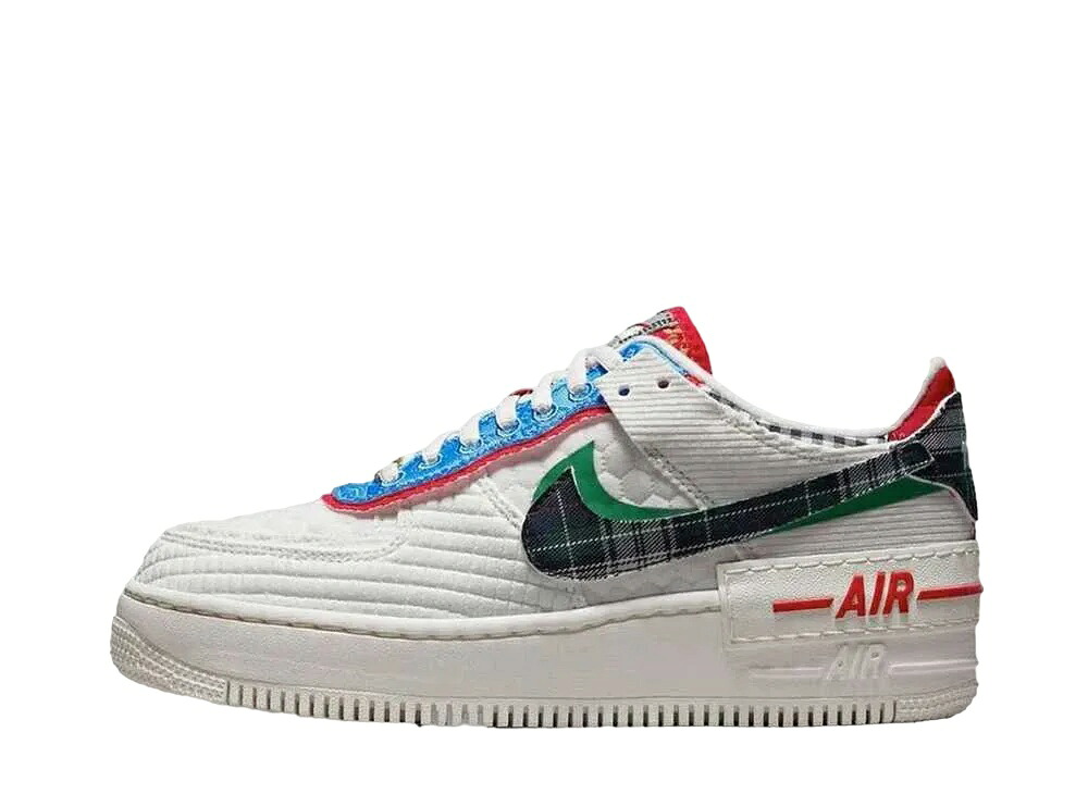 【今だけ500円割り引き引き換え証あり!!】Nike ナイキ ウィメンズ 空軍1 置き目 影ぼうし セイル/古典派音楽緑であること/ユニバーシティブルー/マルチ色合い ナイキ DZ5193-100 ウィメンズ レディース スニーカー 駈けっくらシューズ 21SN-DZ5193-100
