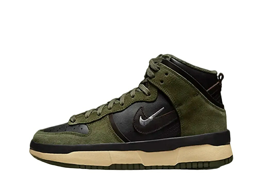 【今だけ500円割引クーポンあり!!】Nike ナイキ ウィメンズ ダンク ハイ アップ ミディアム オリーブ/ウルフ グレー ナイキ DH3718-200 ウィメンズ レディース スニーカー ランニングシューズ 21SN-DH3718-200