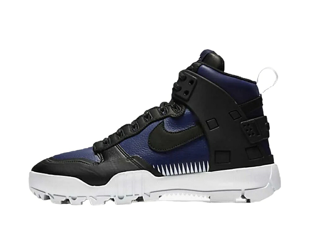【百貨店大売り出し】1000円引き換え証書き著す！Nike アンダー取りまかなう × ナイキラボ SFB ジャングル ダンク ご機嫌 黒いこと/ロイヤル 青碧/白いこと ナイキ 910092-001 メンズ スニーカー 駈けっくらシューズ 21SN-910092-001