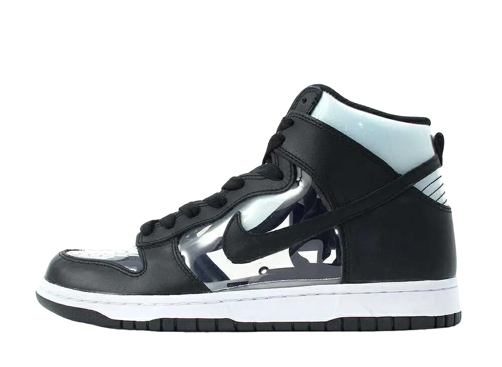 7/30限定【1000円割引クーポン】Nike コムデギャルソン オムプリュス &times; ナイキ ダンク ハイ プレミアム ブラック ナイキ 917428-001 メンズ スニーカー ランニングシューズ 21SN-917428-001｜セレクトショップFrenz