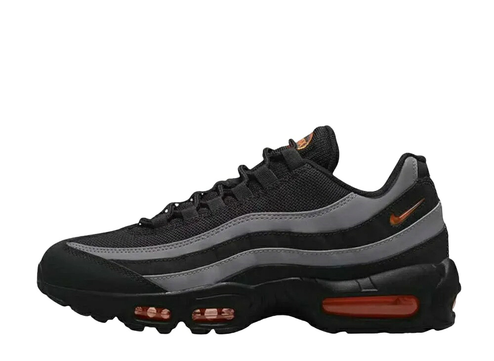 【今だけ500円割り引き引き換え証あり!!】Nike ナイキ 大気圏マックス95 黒いこと 薄墨色 セーフティー オレンジ色 ナイキ DX2657-001 メンズ スニーカー 駈けっくらシューズ 21SN-DX2657-001