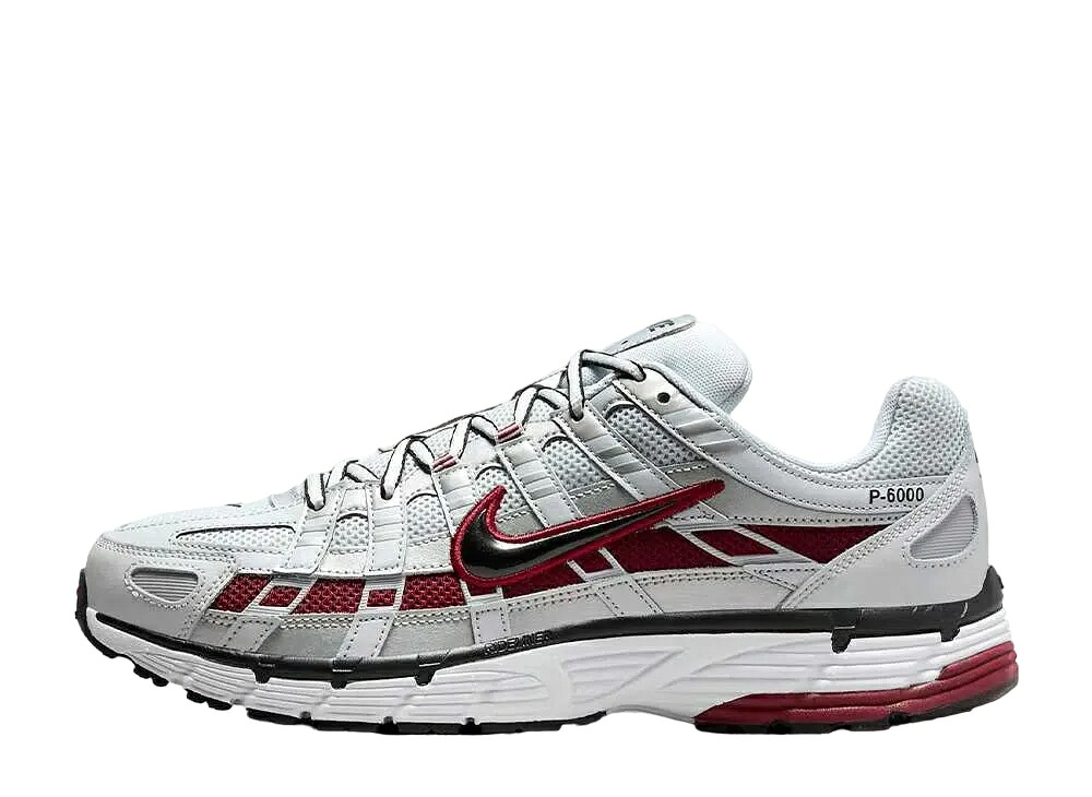 【百貨店大売り出し】1000円引き換え証書き著す！Nike ナイキ P-6000 ピュアプラチナム/メタリックプラチナム/白いこと/暗然たる野球クラブ赤いこと ナイキ CD6404-020 メンズ スニーカー 駈けっくらシューズ 21SN-CD6404-020
