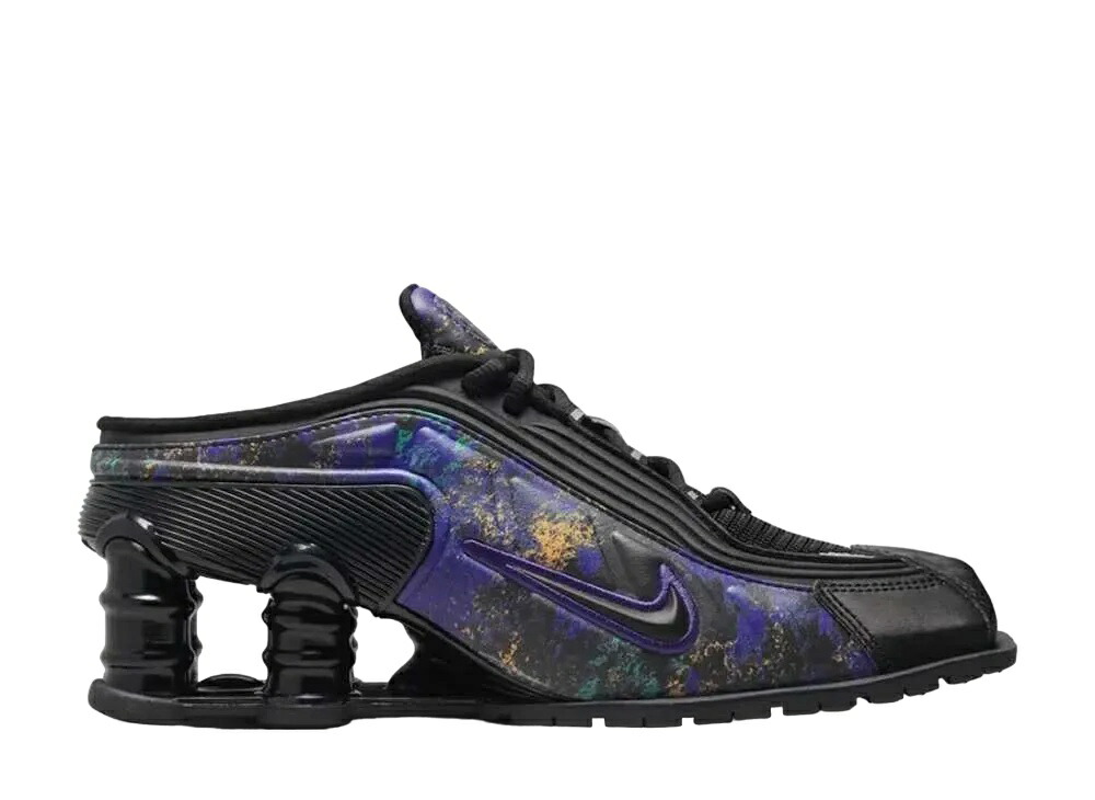 【今だけ500円割引クーポンあり!!】Nike マーティンローズ × ナイキ ウィメンズ ショックス MR4 ブラックエッグプラント ナイキ DQ2401-003 ウィメンズ レディース スニーカー ランニングシューズ 21SN-DQ2401-003