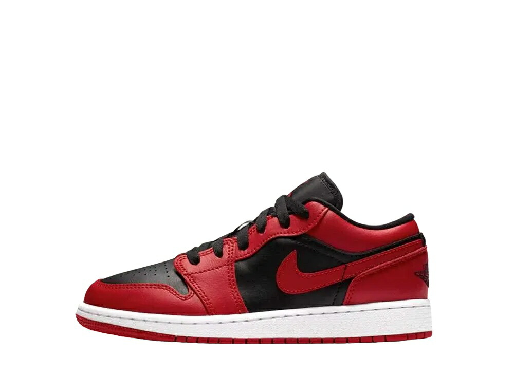 【今だけ500円割引クーポンあり!!】Nike ナイキ エアジョーダン1 ロー GS バーシティレッド ナイキ 553560-606 大人も履ける キッズモデル ウィメンズ レディース スニーカー ランニングシューズ キッズスニーカー ベビーシューズ 21SN-553560-606