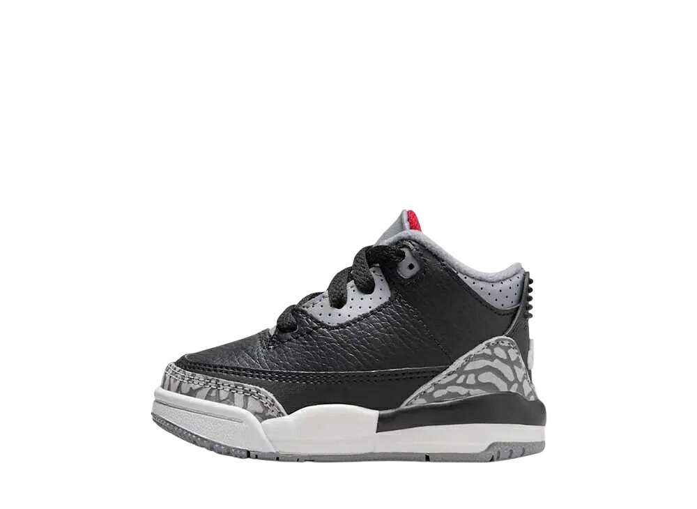 【今だけ500円割引クーポンあり!!】Nike ナイキ TD エアジョーダン3 レトロ ブラックセメント (2024) (キッズ) ナイキ DM0968-010 メンズ スニーカー ランニングシューズ 21SN-DM0968-010|セレクトショップFrenz