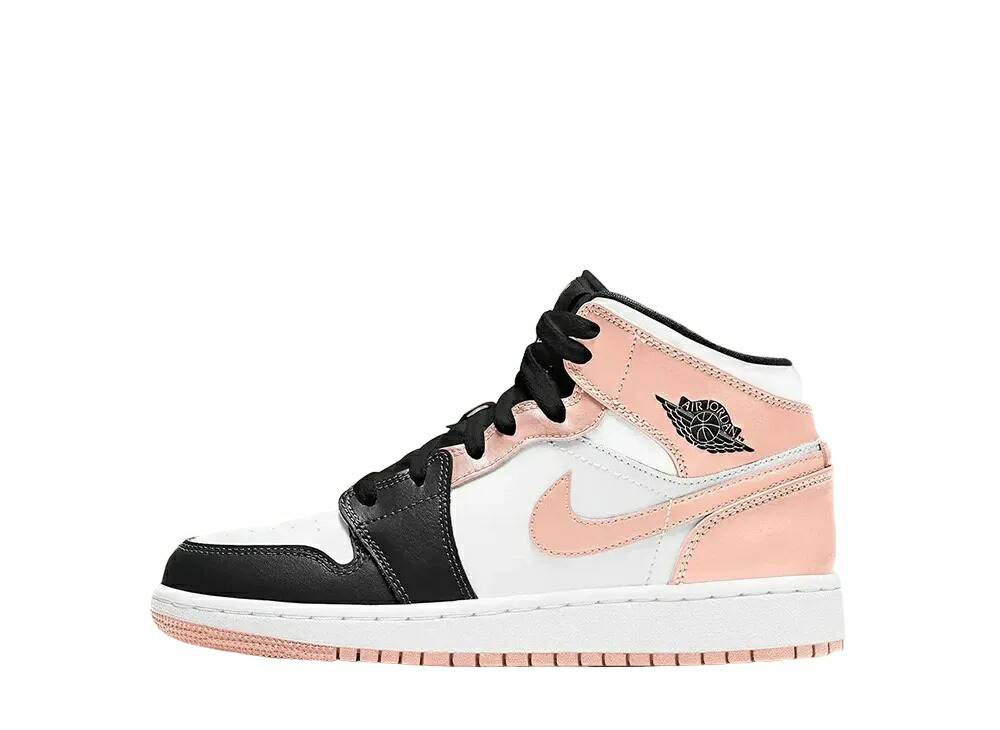 【今だけ500円割引クーポンあり!!】Nike ナイキ GS エアジョーダン1 ミッド アークティックオレンジ ブラックトゥ ナイキ 554725-133 大人も履ける キッズモデル ウィメンズ レディース スニーカー ランニングシューズ キッズスニーカー ベビーシューズ 21SN-554725-133 32,890円
