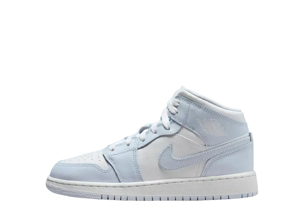 【今だけ500円割り引き引き換え証あり!!】Nike ナイキ GS エアジョーダン1 ミッド 白いこと/内燃機関青色 ナイキ FD8780-400 成年者も履ける キッズモデル ウィメンズ レディース スニーカー 駈けっくらシューズ キッズスニーカー もの言う花シューズ 21SN-FD8780-400