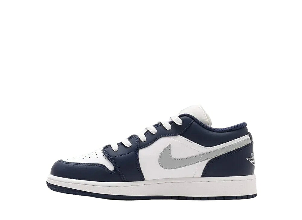 【今だけ500円割り引き引き換え証あり!!】Nike ナイキ GS エアジョーダン1 置き目 白いこと/狼薄墨色/ミッドナイトネイビー ナイキ 553560-141 成年者も履ける キッズモデル ウィメンズ レディース スニーカー 駈けっくらシューズ キッズスニーカー もの言う花シューズ 21SN-553560-141