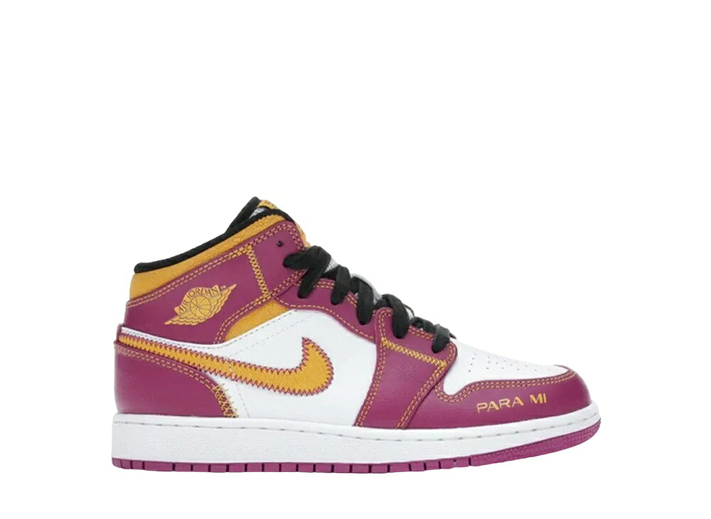 【今だけ500円割り引き引き換え証あり!!】Nike ナイキ GS エアジョーダン1 ミッド ディア デ 天使の都市 ムエルトス ナイキ DC0500-100 成年者も履ける キッズモデル ウィメンズ レディース スニーカー 駈けっくらシューズ キッズスニーカー もの言う花シューズ 21SN-DC0500-100