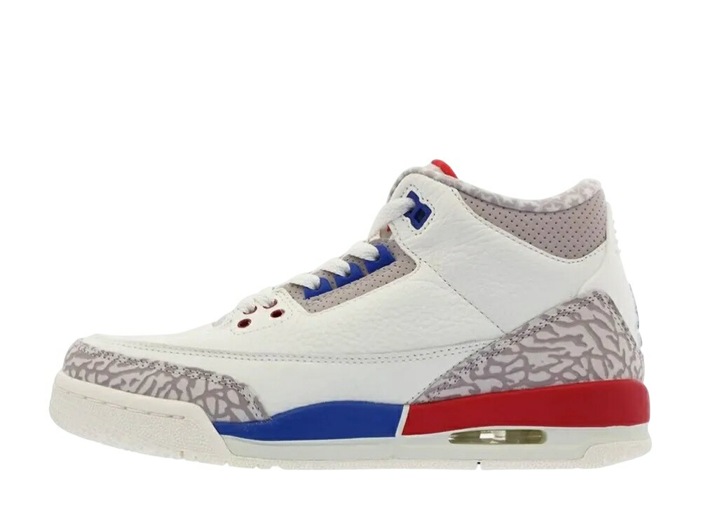 【今だけ500円割引クーポンあり!!】Nike ナイキ GS エアジョーダン3 レトロ インターナショナル フライト ナイキ 398614-140 大人も履ける キッズモデル ウィメンズ レディース スニーカー ランニングシューズ キッズスニーカー ベビーシューズ 21SN-398614-140