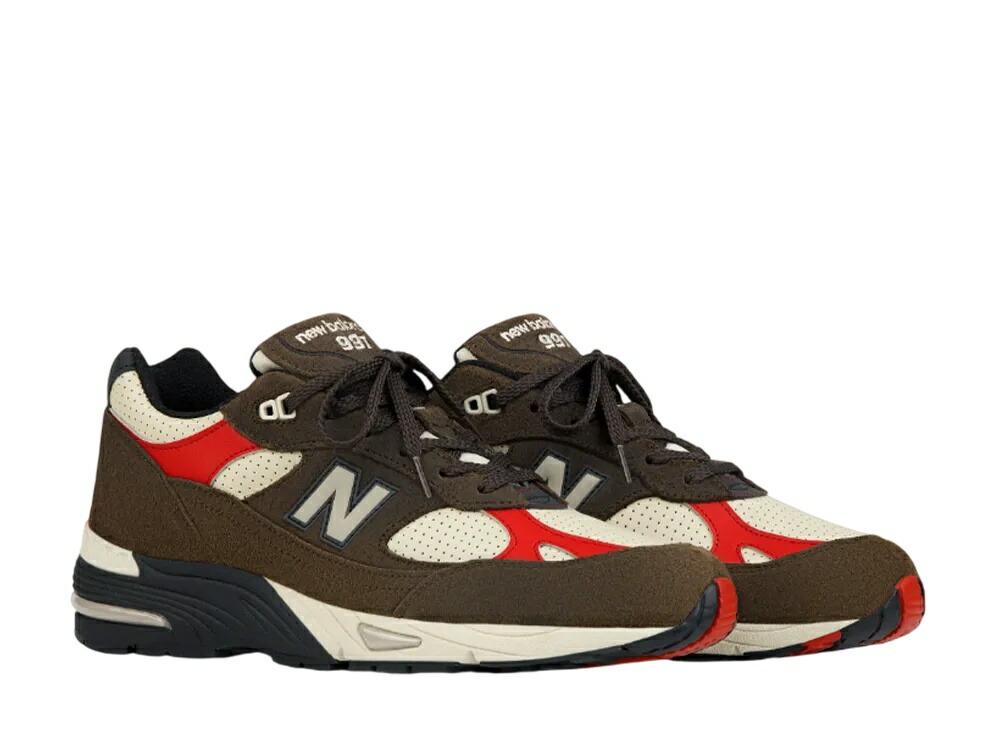 【百貨店大売り出し】1000円引き換え証書き著す！New Balance エメレオンドレ × ニュー平衡にする 991V1 黒茶 ニュー平衡にする M991AL1 メンズ スニーカー 駈けっくらシューズ 21SN-M991AL1