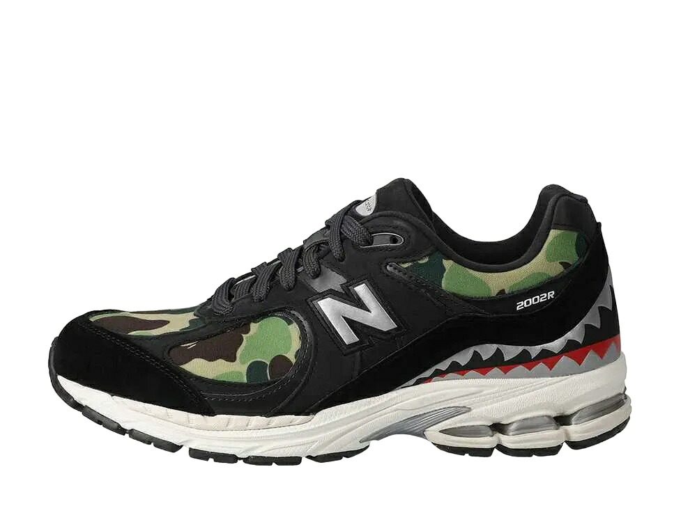 【今だけ500円割引クーポンあり!!】New Balance アベイシングエイプ × ニューバランス 2002R ブラック ニューバランス M2002RBF メンズ スニーカー ランニングシューズ 21SN-M2002RBF